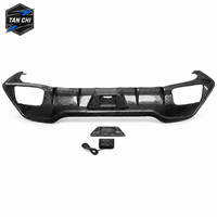 Diffuseur arrière en fibre de carbone de style AC avec éclairage LED pour B-MW Série 8 Coupé Cabriolet Gran Coupé 2018-2022 G14 G15 G16