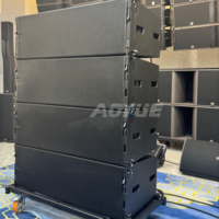 Système de haut-parleurs de sonorisation professionnel Aoyue WL12 3 voies double 12'