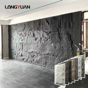 แผ่น<span class=keywords><strong>ว</strong></span>ีเนียร์ผิวหินที่มีความยืดหยุ่นเทียมหุ้มด้วยยูรีเทน/<span class=keywords><strong>พี</strong></span>ยูแผงผนังหิน<span class=keywords><strong>ว</strong></span>ัฒนธรรมเทียม - Product Image 1