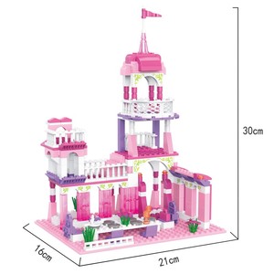 COGO 276 PCS 3D Plastic Princess and <strong>Prince</strong> Castle Construction Building Block <strong>Toys</strong> - Product Image 4