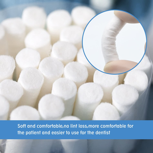 Dental Gauze Rolls Cottons Pads, Nosebleed Kit Accessories #2 Medium 1.5" Mouth Gauze <strong>Nose</strong> Plugs for Dental Clinic, Household - Product Image 5