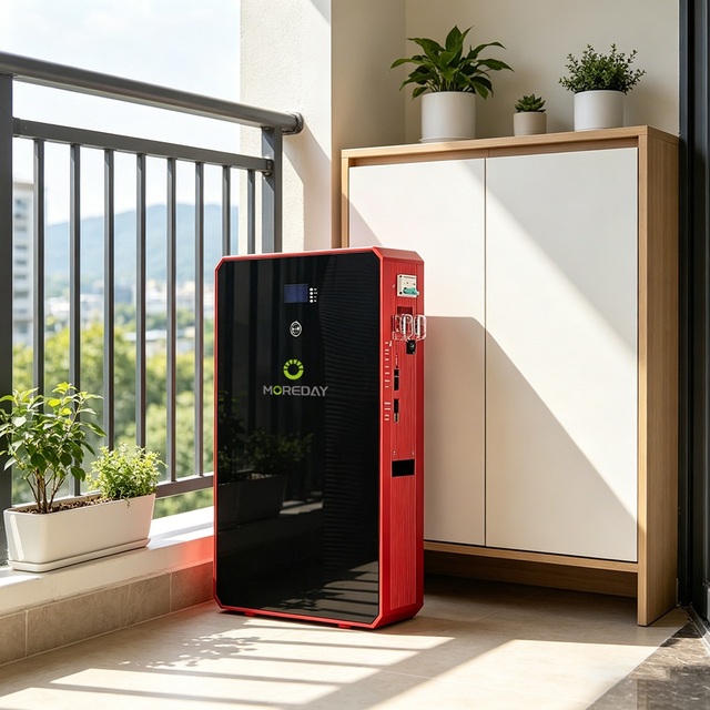 10.24kWh LiFePO4 Split Hybrid Grid Home Solar Battery Storage IP21 Protection Wall-Mounted Design