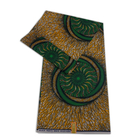 100% Katoen Custom Hollanwas Afrikaanse Wax Print Afrikaanse Wax Print Stof Fabricage 6 Yards