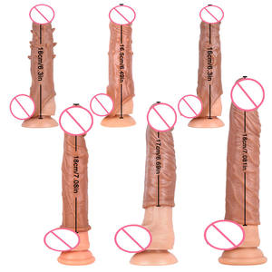 Manchon en Silicone Liquide à Particules pour Hommes Anneau Pénien Retardateur Barbelé Long et Épais Gode ceinture pour Adultes - Product Image 3