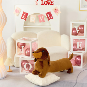 Chine Fabricant Long Corps Brun Teckel <span class=keywords><strong>Chien</strong></span> En <span class=keywords><strong>Peluche</strong></span> Jouets Animal En <span class=keywords><strong>Peluche</strong></span> pour Enfants Réaliste <span class=keywords><strong>Chien</strong></span> Géant <span class=keywords><strong>Peluche</strong></span> - Product Image 3