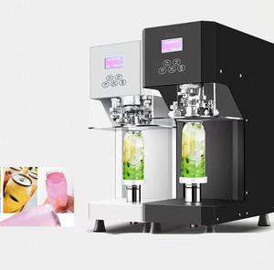 Tự động điền đóng nắp Nhiệt Con dấu tin có thể niêm phong bao bì Con dấu nhựa nước giải khát Soda cửa hàng nhôm có thể niêm phong máy - Product Image 1