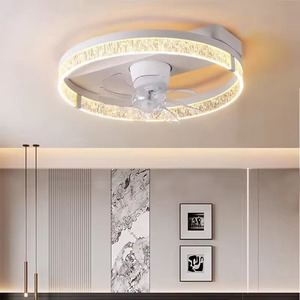 Ventilateur de Plafond Intelligent Moderne à Montage en Surface, Éclairage de Salon avec Télécommande Intelligente - Product Image 4