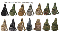 EDC Sac à bandoulière Outdoor Sport Travel Hiking Sac à dos à bandoulière dissimulé Sac de poitrine tactique polyvalent