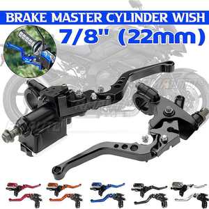 Levier de frein hydraulique et poignée d'embrayage pour moto, 22 cm, 7/8 pouces, avec réservoir, pour Honda et Yamaha - Product Image 1
