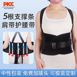 Ceinture de soutien lombaire à boucle sur mesure, emballage unisexe, gaine amincissante, ceinture abdominale et ceinture de maintien lombaire. - Product Image 5