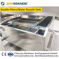 Laveuse automatique de cages à poulets en plastique, machine de nettoyage des lattes de poulailler, machine de lavage et de séchage des caisses