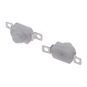 Interruptor de Botón Pulsador con Bloqueo a Presión de 12x8x8mm, Blanco, Encendido/Apagado, YT1208, Montaje en Panel con Terminales Fijos para Linterna - Product Image 3