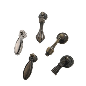 European Style Antique Zinc Alloy Single Hole Cabinet <b>Door</b> Handle Bronze Pastoral Wardrobe Drawer Handle - Product Image 4