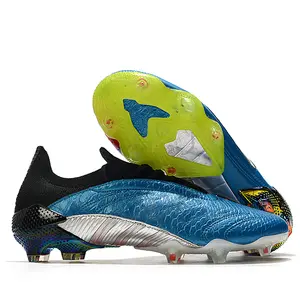 Novos itens de promoção, novo design durável bota de futebol, atacado personalizado, china fabricação interior, esportes, durável, masculino, sapatos de futebol