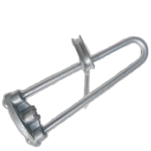 Support d'arche réglable en U galvanisé à chaud pour la fixation de matériel de ligne électrique aérienne - Product Image 1