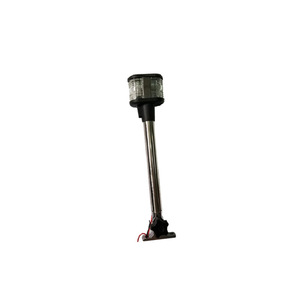 Stainless Steel Navigation Light White Ring Boat Signal <b>Lamp</b> Waterproof With <b>Switch</b> For Marine Use - Product Image 1