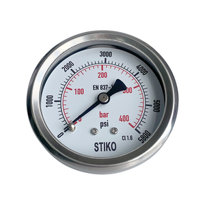 เกจวัดแรงดันอากาศสุญญากาศสแตนเลสขนาด 63 มม. - Product Image 5