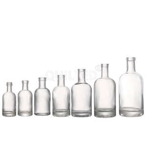 Custom 50Ml-1000Ml Ronde Lege Glazen Wijnfles Voor Whisky Wodka Gin Dranken Variété Van 50Ml Tot 1000Ml - Product Image 5