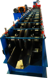 Landwirtschaft liche Gewächshaus-Regen rinnen maschine SPS-Motor Motor lager kern komponenten Rollen formende Regen rinnen maschine - Product Image 6