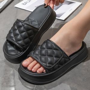 Zapatillas de <span class=keywords><strong>mujer</strong></span> con tacón alto <span class=keywords><strong>Amazon</strong></span> EE. UU. Plataforma de moda EVA Clog Lady Woman Girl Garden Shoe Beach Sandalia Slipper - Product Image 6