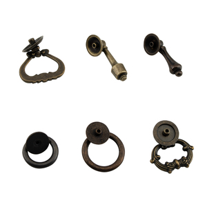 Ferragens de móveis estilo americano maçaneta, estilo americano, botão de bronze verde, liga de zinco, porta de armário, gaveta, porta, alça - Product Image 6