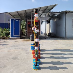 Tùy Chỉnh Ngoài Trời Sợi Thủy Tinh Khổng Lồ <span class=keywords><strong>Nutcracker</strong></span> <span class=keywords><strong>Soldier</strong></span> Tượng Giáng Sinh Trang Trí Nội Thất Cho Lễ Hội Đảng Trang Trí Hiển Thị - Product Image 6