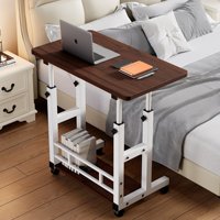 Étudiant étude blanc hauteur réglable ordinateur bureau haut en bois moderne 2025 roues mobiles bureaux d'ordinateur support pour ordinateur portable à vendre