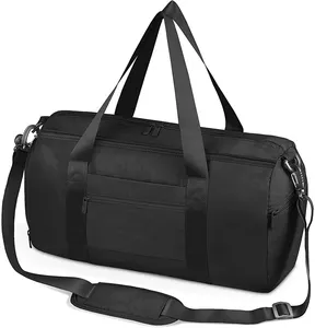 कस्टम जिम बैग महिलाओं और पुरुषों के लिए छोटे Duffel हैंडबैग के लिए खेल खर्च के साथ रात बैग कंधे का पट्टा सामान gymbag ढोना बैग