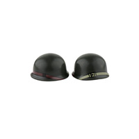 Accesorios MOC Mini Soldado Segunda Guerra Mundial 2 Militares Arma Casco Sombrero Figura de Personal Piezas Bloques de Construcción Juguete Niño