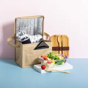 Borsa termica in carta riciclata gadget ecologici - Product Image 2