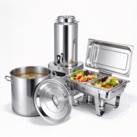 Matériel de restauration : Baril isotherme pour thé au lait, Réchaud de maintien au chaud pour la restauration, Marmite professionnelle, Casseroles à sauce