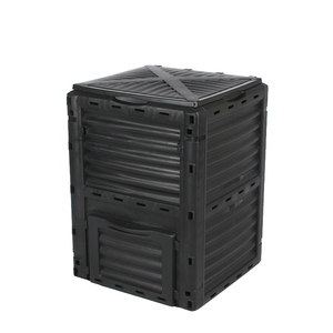 300L Garden Durable Plastic Composting Bin Recycle Garden Composting Barrels