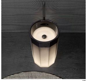 Lavabo sur pied coloré <span class=keywords><strong>en</strong></span> résine transparente de qualité supérieure 2026 <span class=keywords><strong>pour</strong></span> hôtel - Product Image 4