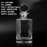 BM gros arabe luxe classique clair 150ml échantillon d'huile rechargeable décoratif Attar affichage verre parfum huile décanteur
