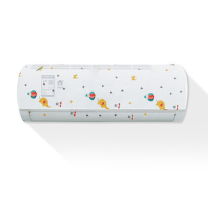 Housse anti-poussière pour climatiseur, fermeture élastique en PEVA, motif de dessin animé, housse de protection murale, usage domestique - Product Image 5