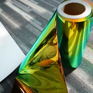 <span class=keywords><strong>Film</strong></span> de protection de voiture en vinyle chromé arc-en-ciel vert carbone brillant rouge, rouleau complet 1,52 x 18 m, personnalisé rose noir mat pour voitures - Product Image 2