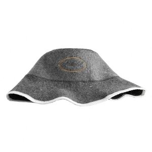 Custom Newest Design 100% Wool Felt Bucket Hat <b>Sauna</b> Hat Custom logo - Product Image 5