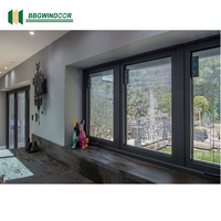 Lukliving Fácil de instalar Persianas integradas Ventanas entre vidrio aislante Ventanas fijas de aluminio Persianas fáciles de limpiar entre vidrio