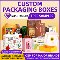 Boîte en carton pliable personnalisée, emballage imprimé pour bougies, huiles essentielles, expédition en petites quantités