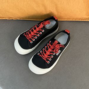 Thick-soled canvas shoes - 2026 new style, Korean version, versatile and breathable, student casual sneakers, white sneakers - Product Image 5