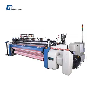 Textile machine 240cm used towel weaving rapier loom for jacquard head with green electric box used textile machine