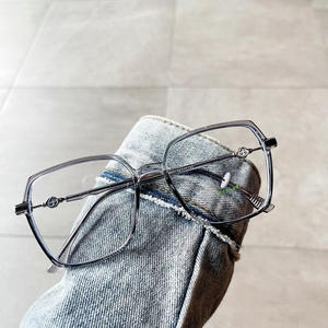 Nouvelles lunettes anti-lumière bleue TR90, monture rectangulaire, taille moyenne, montures de lunettes pour femmes avec protection UV M6 21011 - Product Image 3