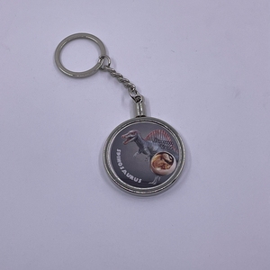 Porte-clés personnalisé en métal plaqué argent avec dinosaure Tyrannosaurus <span class=keywords><strong>Rex</strong></span> Jurassic-world - Product Image 5