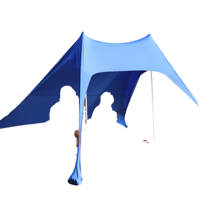 Upf 50 + גדול פופ-אפ כפול שכבה גוון שמש אוהל החוף עבור 3-4 אנשים לקיץ - Product Image 6