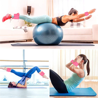 Bracelet de poignet réglable en silicone Poids de cheville Gym Yoga Cardio Entraînement de force lourde Bras Jambe Entraînement Pilates Accessoires