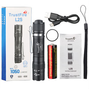 Тактический фонарик TrustFire L2S, яркий 1050LM IPX6, водонепроницаемый 14500, перезаряжаемый, фонарик EDC - Product Image 6