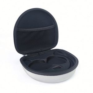 Waterproof EVA Storage Case On-<b>Ear</b> Headphone Protective Pouch with Zipper Closure - Product Image 1