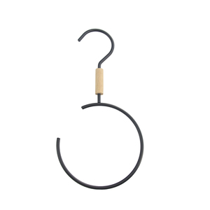 金属丝圆环单层围巾挂架，适用于衣柜、客厅、壁橱展示 - Product Image 4