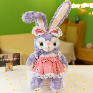 Stellalou itme oyuncaklar Stellalou dolması bebek mor tavşan peluş oyuncaklar karikatür uzun kulak <span class=keywords><strong>Bunny</strong></span> dolması hayvan bebekler için kız - Product Image 6
