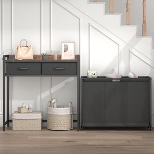Suoernuo <span class=keywords><strong>bagno</strong></span> camera da letto 2 cassetti estraibili cesto <span class=keywords><strong>portabiancheria</strong></span> cesto <span class=keywords><strong>portabiancheria</strong></span> per lavanderia - Product Image 2